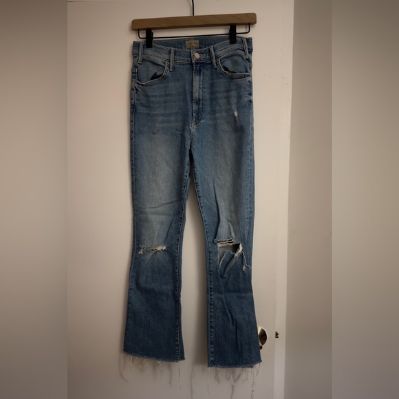 MOTHER Hustler Ankle Jeans in Understudy - Picture 3 of 5